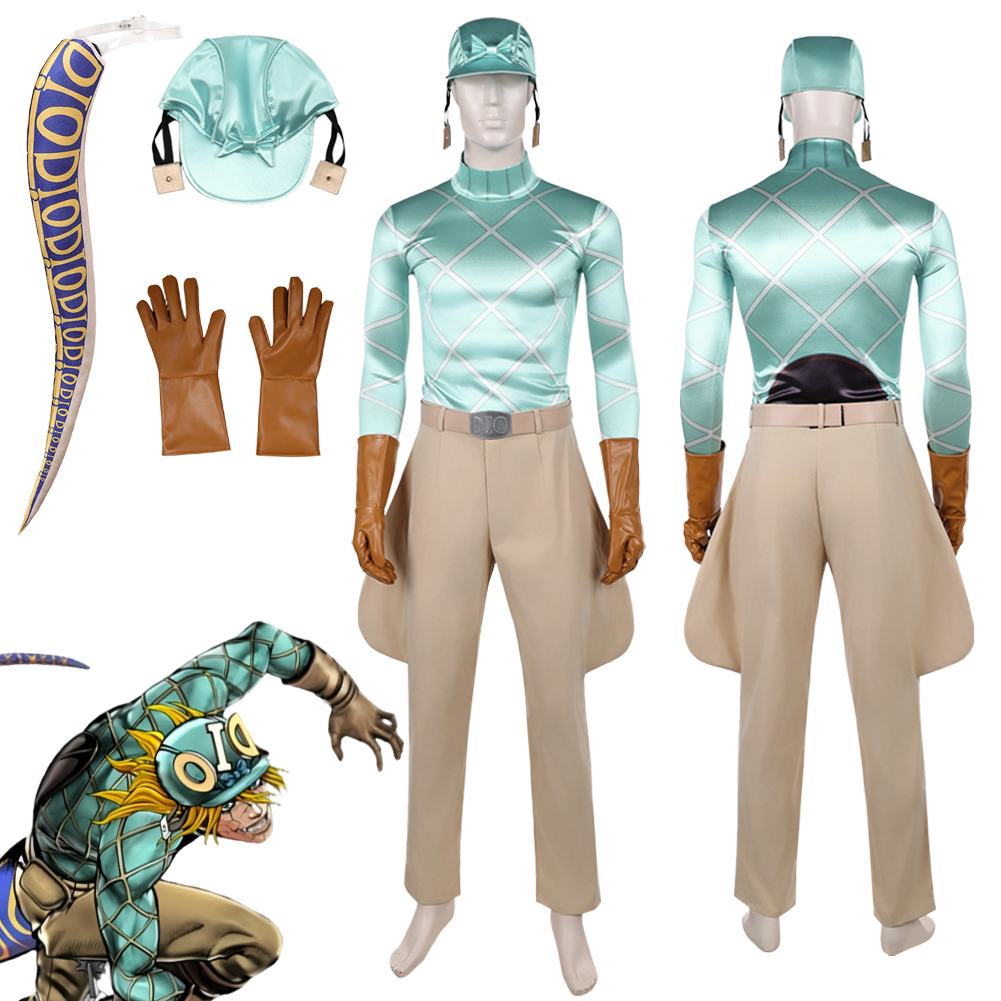 Anime Cosplay Outfits Male - Anime Tuhaf Macera Çelik Top Koşusu