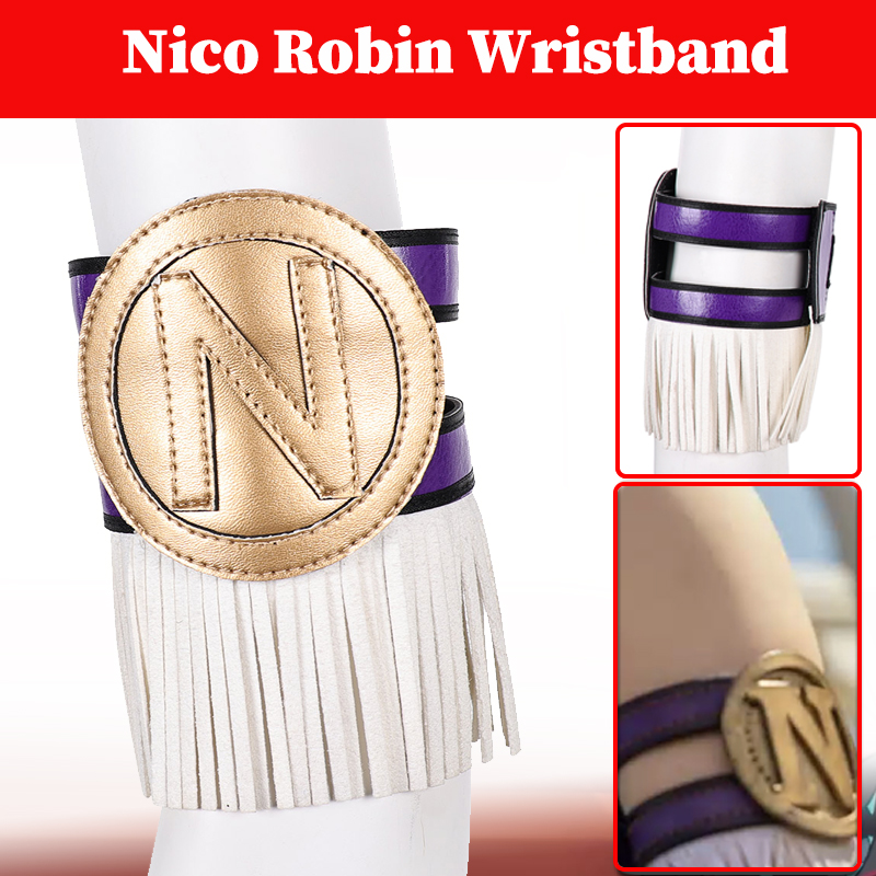 Anime Cosplay Live - Nico Robin Bileklik Kol Bandı Cosplay