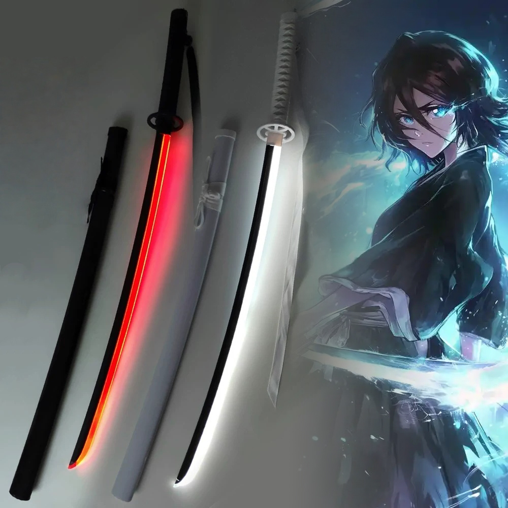 Anime Cosplay Katana - 40 inç Işıklı Bleach Katana Led