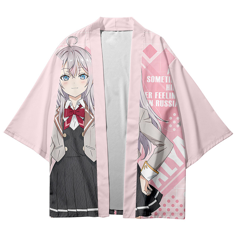 Anime Cosplay Alya - Anime Alya Bazen Duygularını Rus Alisa
