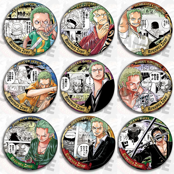 Cosplay Anime Zoro - Tek Parça Zoro Anime Rozeti Pin