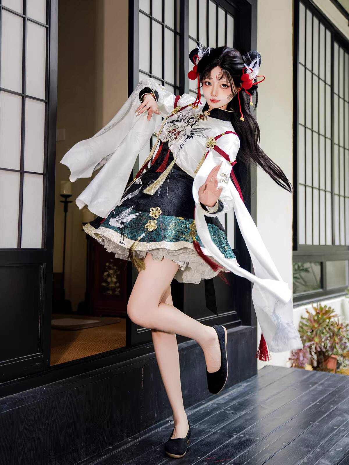 Çin Hanfu Tarzı Vinç Ölümsüz Ç - Anime Cosplay Lolita incelemesi ve fiyatı