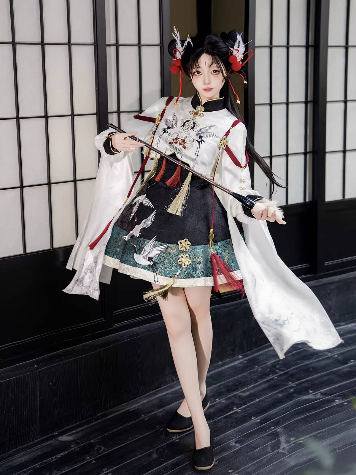 Çin Hanfu Tarzı Vinç Ölümsüz Ç - Anime Cosplay Lolita incelemesi ve fiyatı