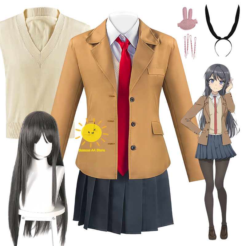Anime Sakurajima Mai Cosplay R - Cosplay Anime Bunny Girl incelemesi ve fiyatı