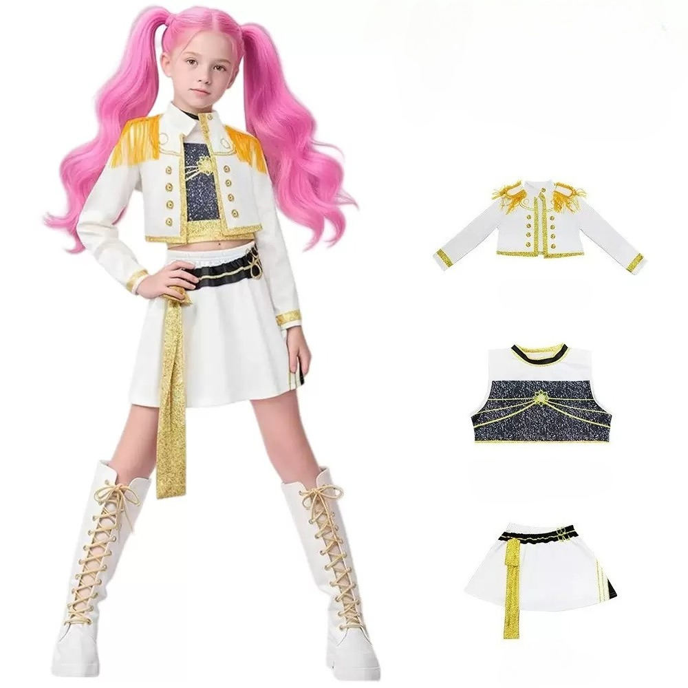 Yeni Savaşçı K Pop Kılık Rumi  - Anime Zoey Cosplay incelemesi ve fiyatı