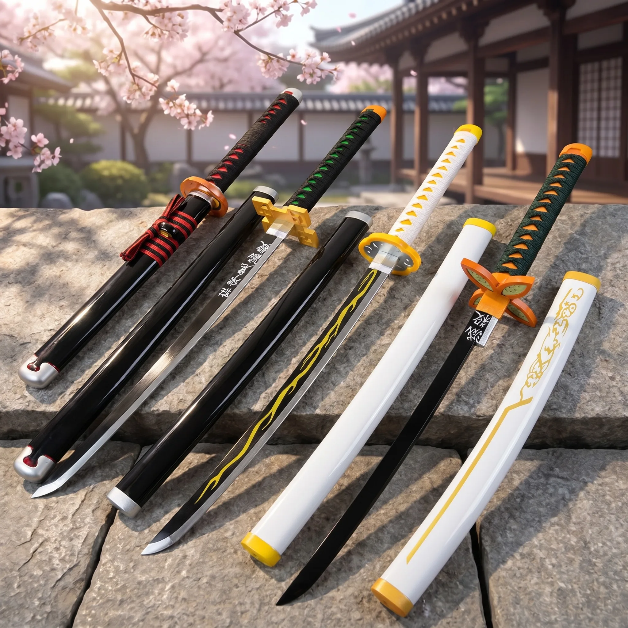 72 104cm Demon Slayer Katana T - Anime Cosplay Katana incelemesi ve fiyatı