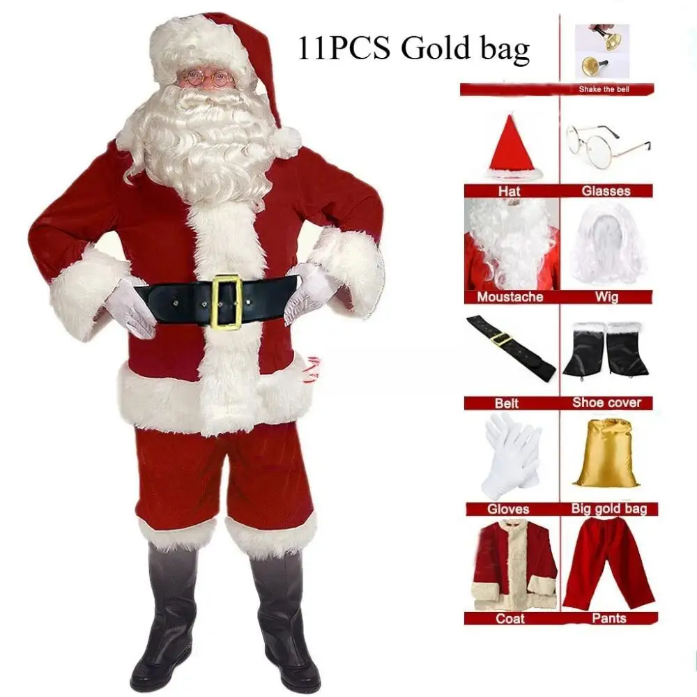 Yetişkin Erkek Noel Baba Cospl - Anime Cosplay Outfits Male incelemesi ve fiyatı